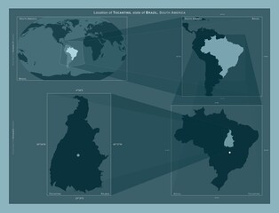 Tocantins, Brazil. Described location diagram