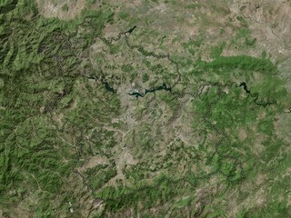 Kardzhali, Bulgaria. High-res satellite. No legend