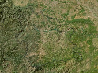 Fototapeta na wymiar Kardzhali, Bulgaria. Low-res satellite. No legend