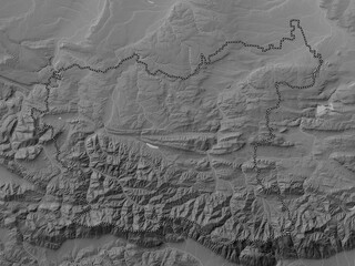 Lovech, Bulgaria. Grayscale. No legend