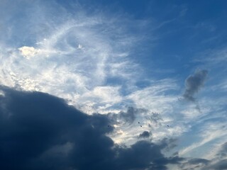 Obraz premium beautiful blue sky and clouds