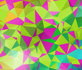 Colorful polygon background or frame. Abstract Rectangle Geometrical Background. Geometric design for business presentations or web