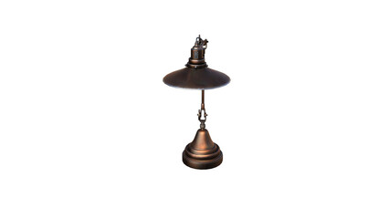 3D model of a table lamp in different angles and poses rendered for your collage as a prop on a transparent background. 3D Rendering, 3D Illustration, PNG.