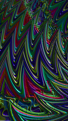 Artistic and imaginative digitally designed abstract 3D fractal background