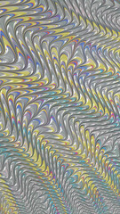 Artistic and imaginative digitally designed abstract 3D fractal background