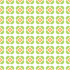 Simple, colorful, abstract, geometric pattern design background. Pattern graphic used for wallpaper, tile, fabric, textile.