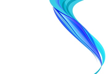 Abstract wave background composition. ribbon color background