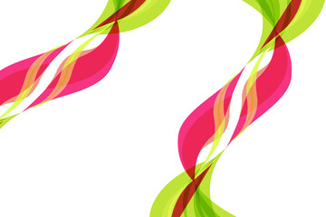 Abstract wave background composition. ribbon color background