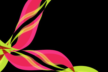 Abstract wave background composition. ribbon color background