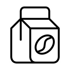 coffee bag symbol icon vector illustration