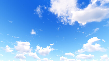Blue sky and white clouds floated in the sky on a clear day with warm sunshine