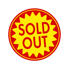 Sale label illustration | sold out	(png)