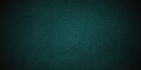 Vintage blue stone grunge concrete cement blackboard chalkboard wall floor texture. Black anthracite dark green grunge old texture panorama backdrop background.	
