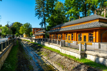 Obraz premium Krynica-Zdroj - a city in Poland