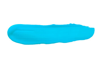 light blue brush isolated on transparent background blue watercolor,png