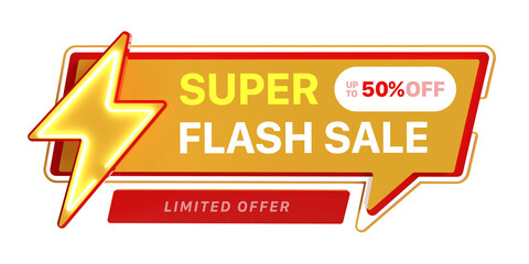 3d super flash sale up to 50 off for promotion