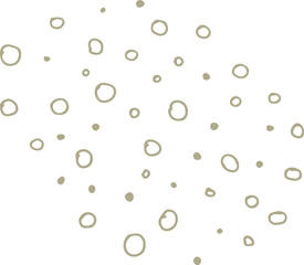 Abstract dotted organic shape vector illustration