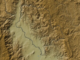 Cibitoke, Burundi. Physical. No legend