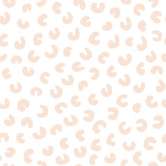 Abstract organic shape seamless pattern