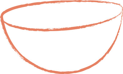 Chalk organic cup icon