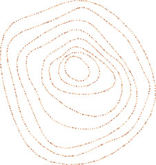 Organic concentric doted circle