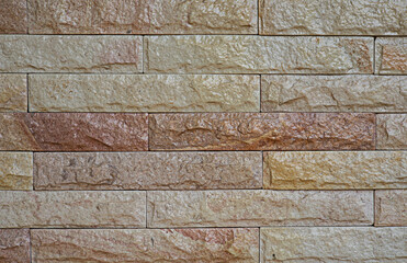 A close-up shot of the texture of the pebble stone reveals the details.