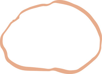 Hand drawn organic frame