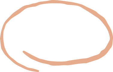 Hand drawn organic frame