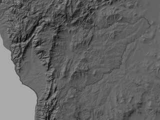 Makamba, Burundi. Grayscale. No legend