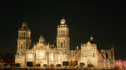 Fototapeta na wymiar Mexico City - Metropolitan Cathedral - Catedral Metropolitana de la Ciudad de Mexico