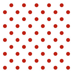 Polka Dots Polkadots Red Dot Seamless Fabric Texture Design Template Icon Vector Art
