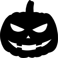 simplicity halloween pumpkin freehand drawing flat design