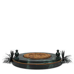 Podium 3D render with beautiful and elegant design