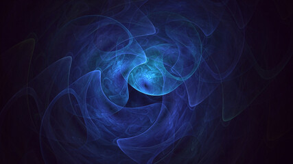 3D rendering abstract colorful fractal light background