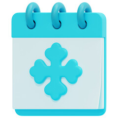 Obraz premium calendar 3d render icon illustration