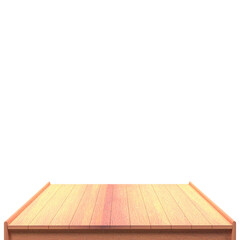 beautiful wood board 3d render for design