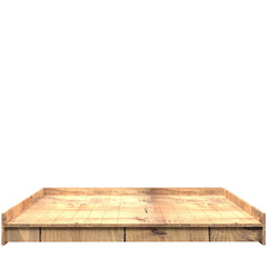 beautiful wood board 3d render for design