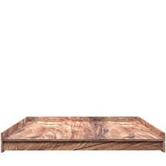 beautiful wood board 3d render for design
