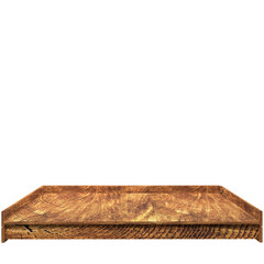 beautiful wood board 3d render for design