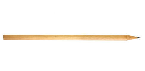 Wooden pencil on transparent background png file