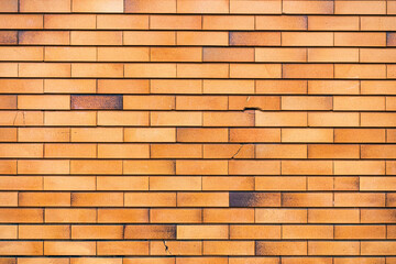 レンガ　がれき　壁　ひび割れ　素材　茶