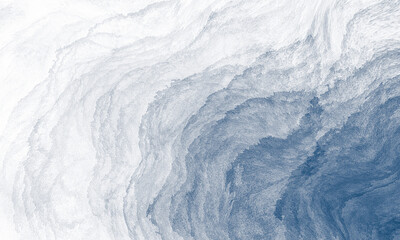 Obraz premium Abstract blue and white paint background with brush stroke and grunge texture vintage style in concept winter, ocean, sky.