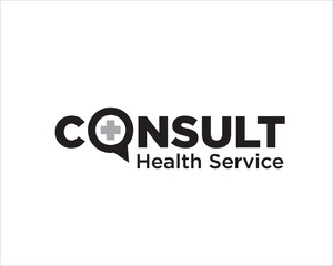medical consulting logo designs for health service and clinic symbols