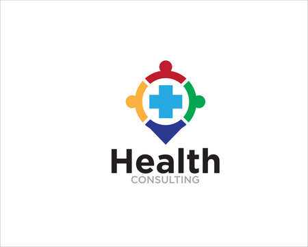 health consulting logo designs for medical consult and heath service