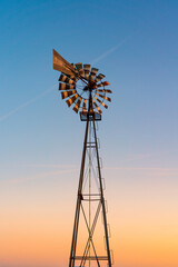 Windmill in the Prairie of Colorado