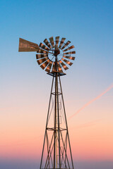Windmill in the Prairie of Colorado