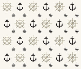 seamless pattern of anchor