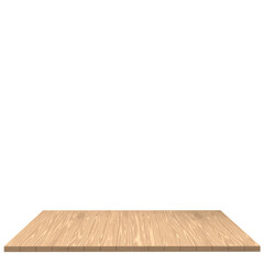 Wood board 3d render isolated