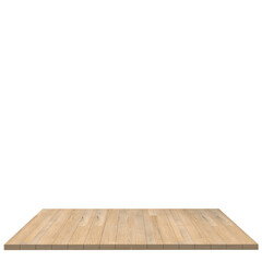 Wood board 3d render isolated