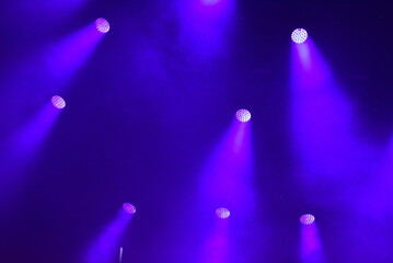 Stage lights at concert